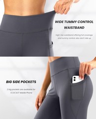 28″/30″/32″/34″ Inseam Women’s Bootcut Yoga Pants Long Bootleg High-Waisted F…
