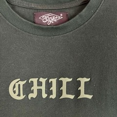 Eighty Eight Brand Graphic Tee Gothic Style “Chill” Unisex M Green