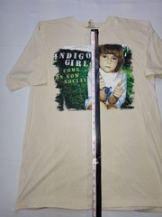 Indigo Girls Come On Now Social Tour T Shirt XL Vintage USA Made Organic Cotton