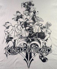 Kingdom Hearts II Disney Square Enix T Shirt Mens 2XL White Anime Game