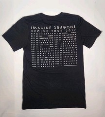 Imagine Dragons Evolve Tour 2017 Tshirt Black Small