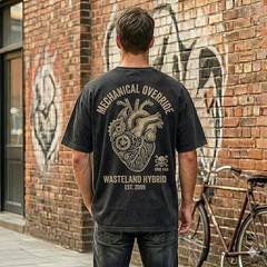 Husband Birthday Gift Custom Photo Quote Washed Cotton T-shirt