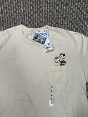 UNIQLO UT Fat Cat T-Shirt US Size Medium White Final Fantasy XIV Game NEW