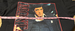 Reason X Scarface Men Tony Montana Al Pacino 80’s T-Shirt Black Size Large new
