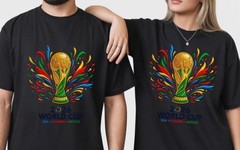 World Cup 2026 Soccer Fan Apparel Unisex T-shirt ‘Printed on Front and Back’