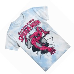 Marvel Mens Spiderman Tie-Dye Shirt – Amazing Spiderman, Spidey, Wall Crawler –