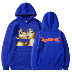 1990 Bjork Heavy Concert Vintage Hoodie Hip Hop Music Album Double Sided Print O