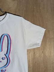 suna platinum shirt mens size L crew neck short sleeve bad bunny white