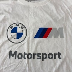 Puma BMW M Motorsport White Graphic T-Shirt Men’s XL Racing F1 Apparel Gearhead