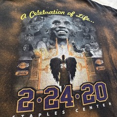 Kobe Bryant Memorial 1978-2020 Mens SZ L Double Sided Tee NBA