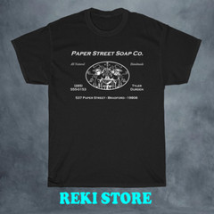 Paper Street Soap Co Fight Club 90’s Men’s Black T-shirt Size S-5XL
