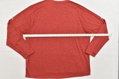 Nike Dri-FIT Men’s XXL Running Shirt Heathered Red Long Sleeve Pullover Perform