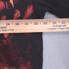 Vintage Manowar Hell On Stage Shirt Mens XL REPRINT AOP All Over Print Band 90s