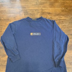 Vintage Y2K AND1 Trash Talk Longsleeve T-Shirt 2000s Basketball Men’s Size S