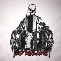 Kid Malavic Unisex Short Sleeve Backwards Hat Dark Portal White Graphic T-Shirt