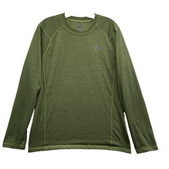 The North Face Base Layer Men Large Green Outdoor Performance Camping Hiking Ski
