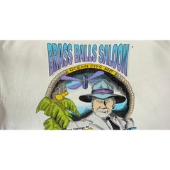 Vintage 1992 Brass Balls Saloon Ocean City MD T Shirt Mens XL Single Stitch