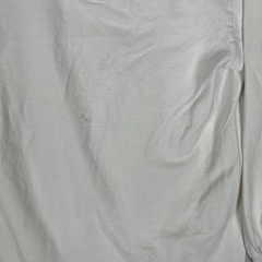 Vintage Navy Long Sleeve T-Shirt Mens XL White Mock Neck Made USA 90s
