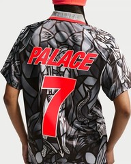 England x Palace Pewter Grey Soccer Jersey | IM3198-052 | Size Medium | In Hand