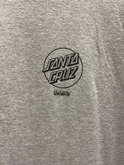 Ron Engush Santa Cruz Screaming Hand Graphic T-Shirt Heather Grey