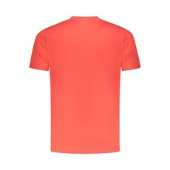 Cavalli Class Rosso Cotton Men T-Shirt