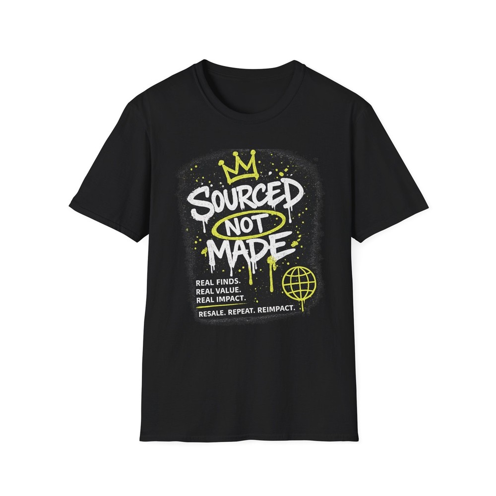 Sourced Non Made – Reseller Thrift Buyer Flipper Unisex Softstyle T-Shirt