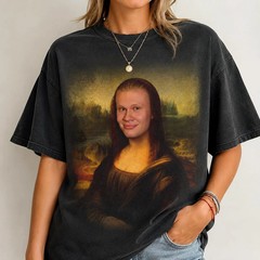 Funny Erling Haaland Mona Lisa Meme Shirt, Norway Haaland 9 Shirt, Soccer FanTee