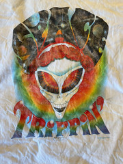 VINTAGE 1996 Fashion Victim SPACE TRIPPIN’ T-Shirt XL rare 90s hippie RARE