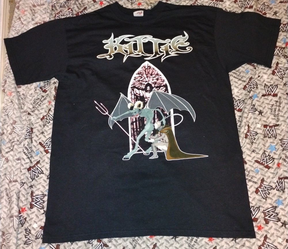 Kittie Kiss Of Infamy Tour Concert Shirt Never Worn Sz L Morgan Mercedes Lander