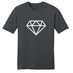 Diamond T-Shirt – Unisex Geometric Shapes Gemstones Shirt