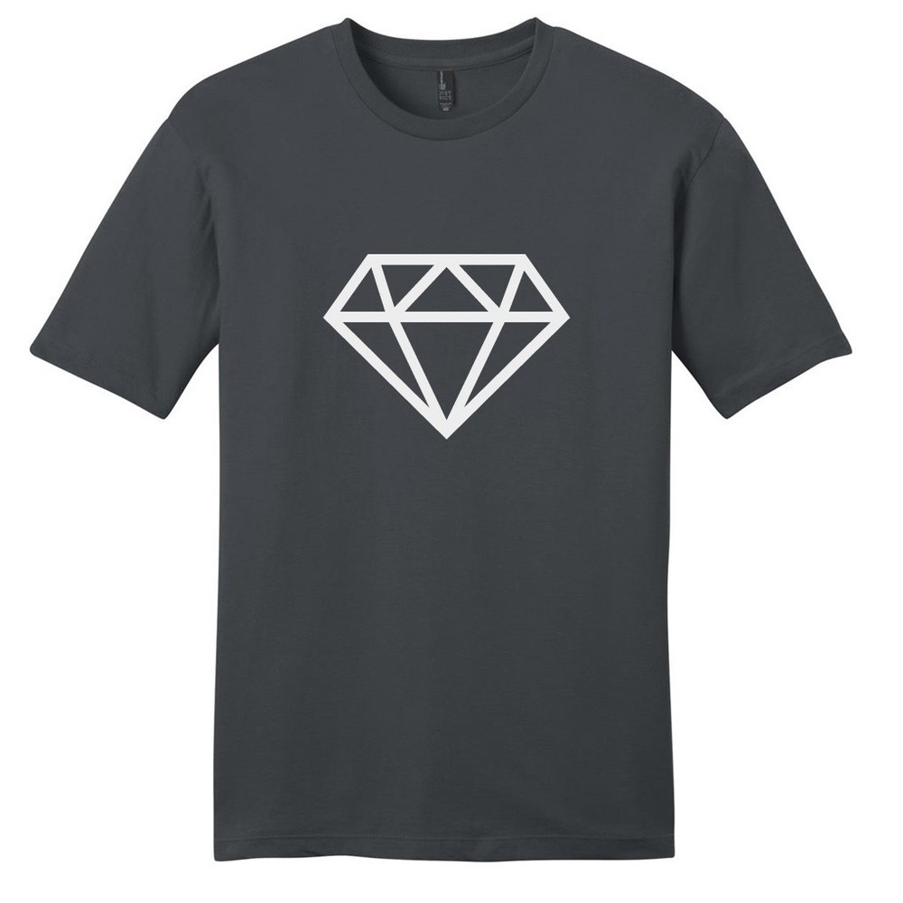 Diamond T-Shirt – Unisex Geometric Shapes Gemstones Shirt