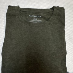 Mack Weldon Sage Heather Crew Neck T-Shirt size Large 🌼
