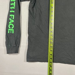 The North Face Hit Graphic T Shirt Men Large Black Cotton Long Sleeves Crew Neck
