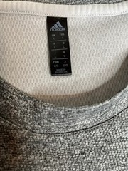 Men’s Adidas ClimaLite Running S/S Athletic T-Shirt Large L – Gray – Polyester