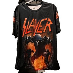 NWOT SLAYER Unholy Army T Shirt Size L This Not T Shirt Material. Satiny Soft.