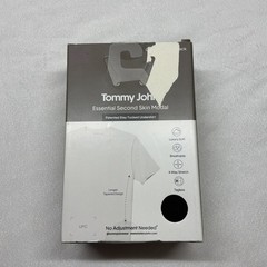 NWT Mens Tommy John Essential Second Skin Modal Crew Neck 3 Pack Black L