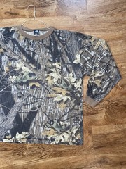 Vintage Mossy Oak Ace Sportswear Shirt Mens 2XL Break-Up Camo Made USA 90s