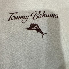 Tommy Bahama Relax 2XL Men’s Blue Double-Sided Fish Graphic Crewneck T-Shirt