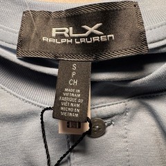 RLX Ralph Lauren Long Sleeve Henley T Shirt S Small Light Blue Lyocell Soft New