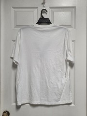 AMERICAN EAGLE White Logo Short Sleeve Tshirt, Men Large