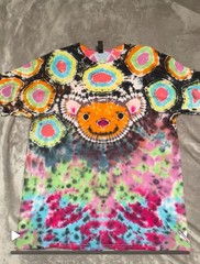 Tie Dyed Tee Shirt Psychedelic Handmade Custom Chihuahua