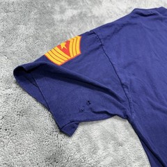 Vintage 1985 Fruit Of The Loom Made In USA Marine Corps Dress Blues T Shirt XL