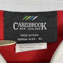Carisbrook New Zealand Jersey Japan Size XL Red Kenya Rugby Short Sleeve Men