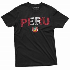 Peru T-shirt RepÃºblica del PerÃº Tee Shirt Peruvian Flag Coat of Arms Shirt
