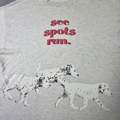 Vintage 90’s Disney See Spots 101 Dalmatians Gray Graphic Print T-Shirt Large