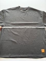 Urban Edge Men’s Geometric Textured T Shirt Gray 3XL NWT Streetwear