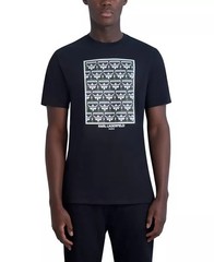 Karl Lagerfeld Paris Logo Graphic T-Shirt Men’s Small Black Multiplied Kocktail