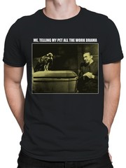 Vampire Pet Confidant Humor Men’s T-shirt