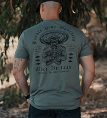 Howitzer Style Men’s T-Shirt EL JEFE Military Grunt MFG