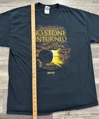 Jesus Left No Stone Unturned Shirt Mens XL Kerusso Faith Religious Christian Tee